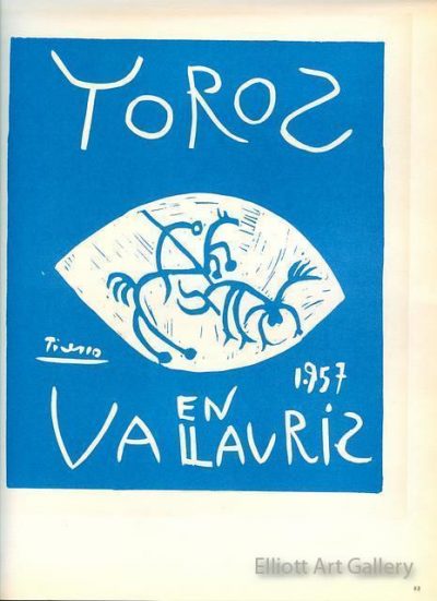 Toros en Vallauris 1957