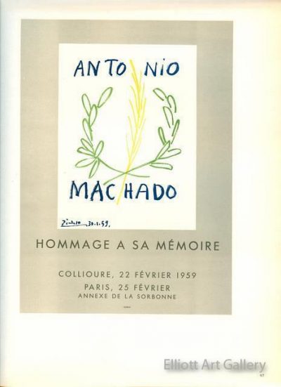 Hommage a Antonio Machado 1959