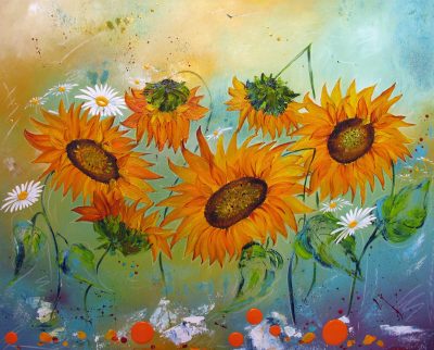 Sunflowers "Blue Feeling"