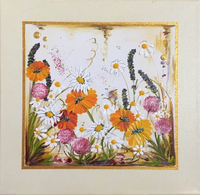 Wildflowers in Square Window