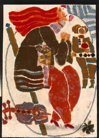 Rachel - Carborundum Etchings