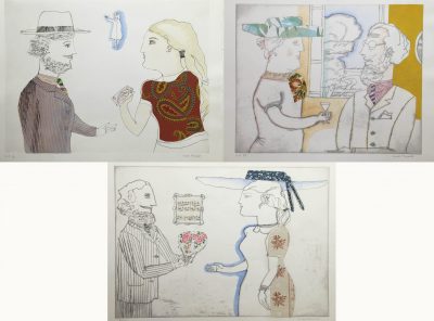 Lovers Three (suite of 3)