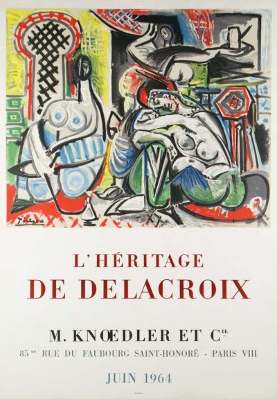 L'Heritage de Delacroix - Plate Signed