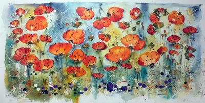 Walking Through The Poppies II