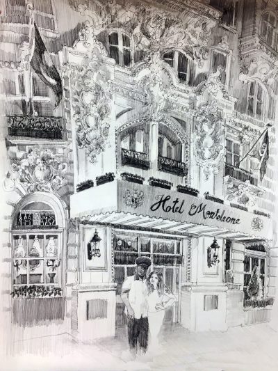 Gerald and Cambri At The Monteleone