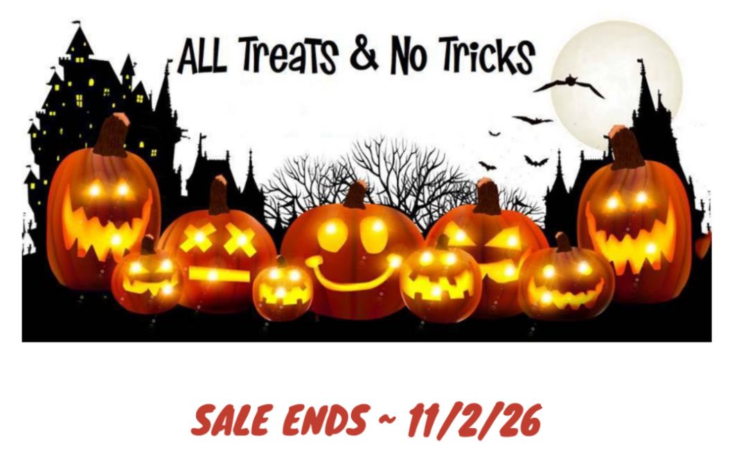 NO TRICKS JUST TREATS SALE