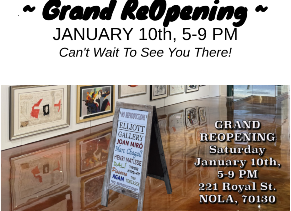 GRAND REOPENING SALE