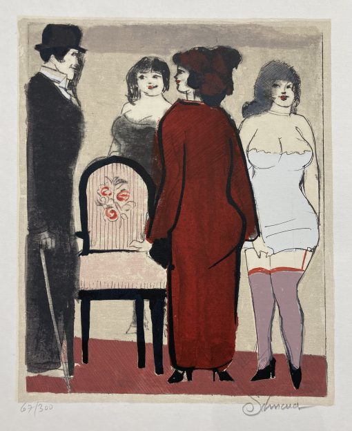 Chair with Roses