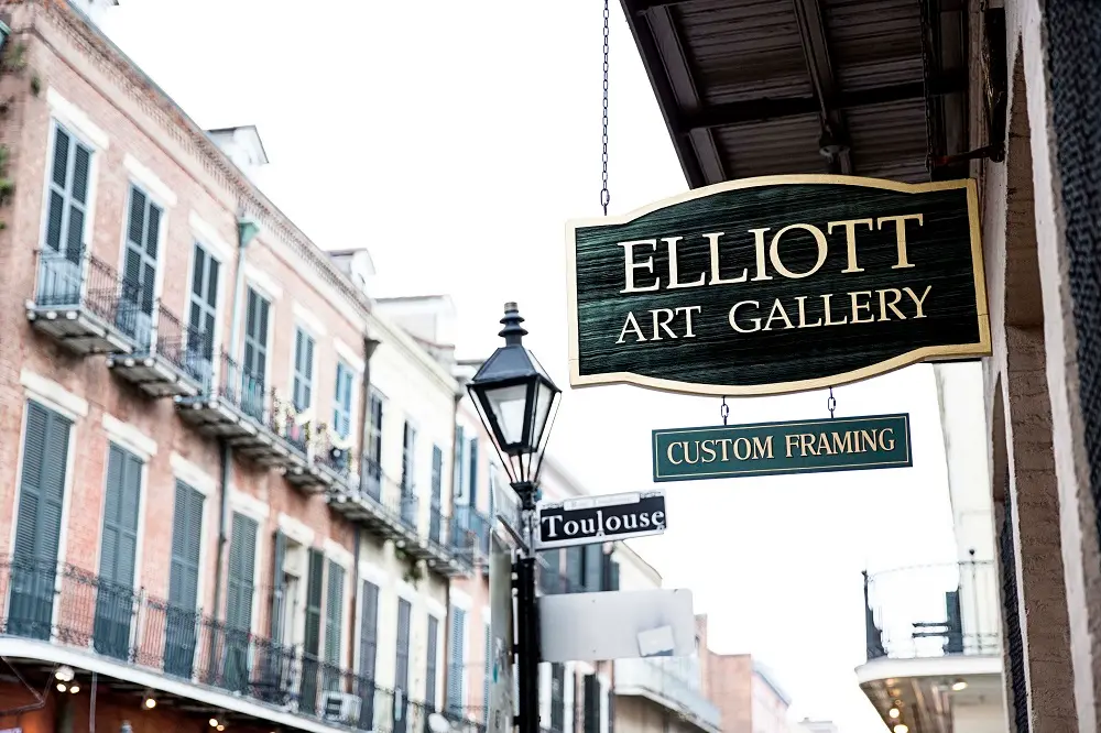Find Elliott Art Gallery during your New Orleans art tour 