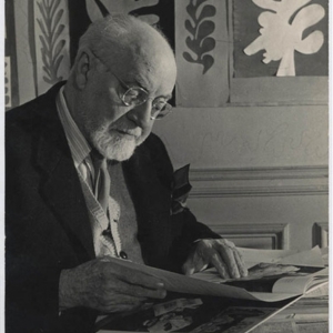 A photo of the artist, Henri Matisse.